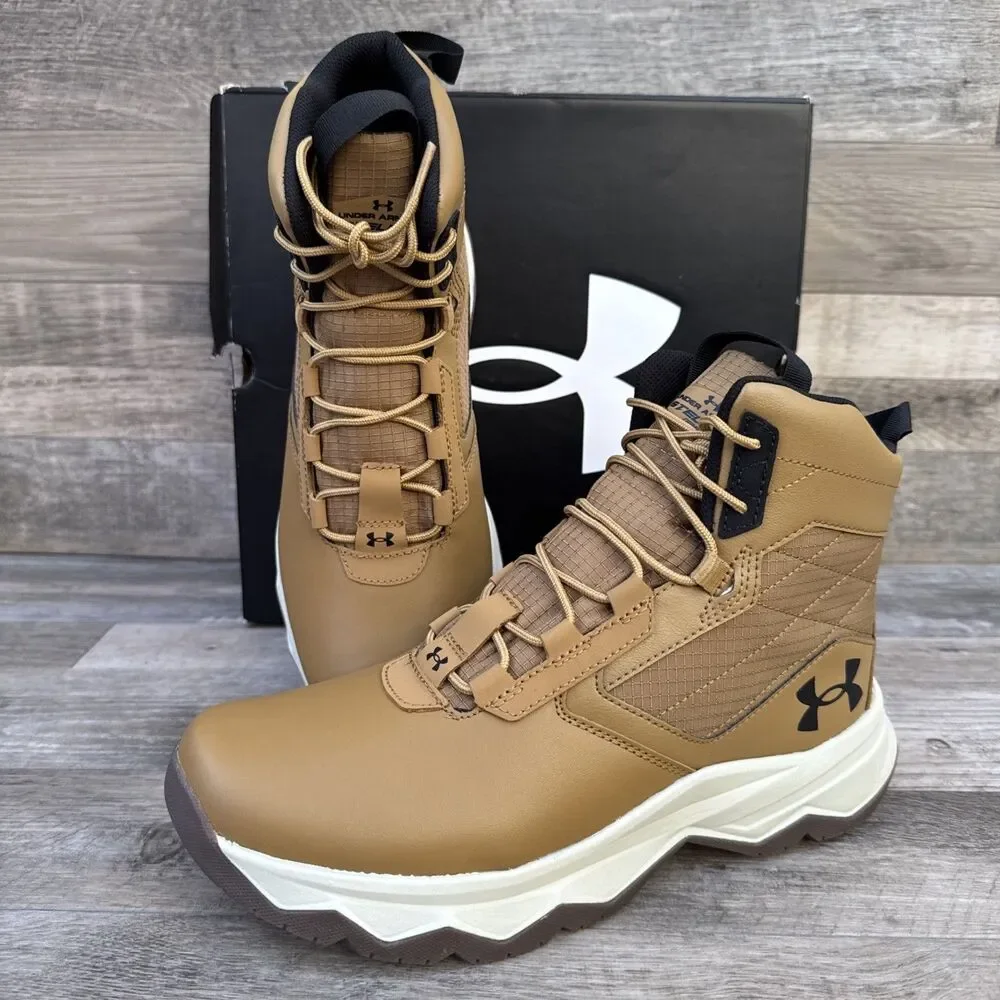 Under Armour Stellar G2 6” Tactical Boots Coyote Brown Size 9 New 3025578-200